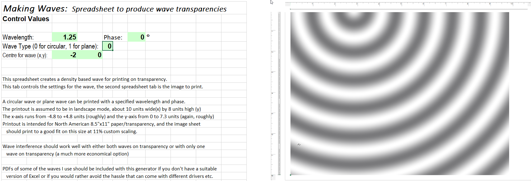 119-7 - spreadsheet circular