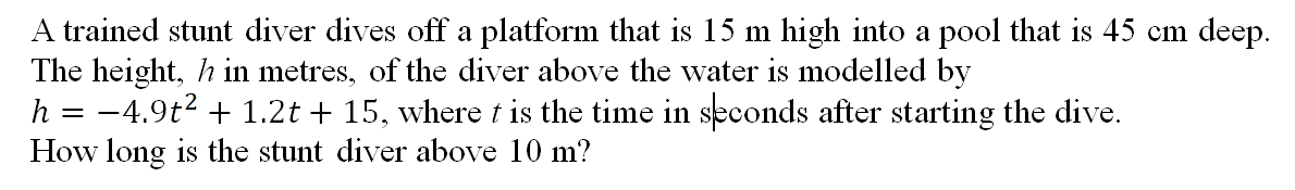 127-Diver problem