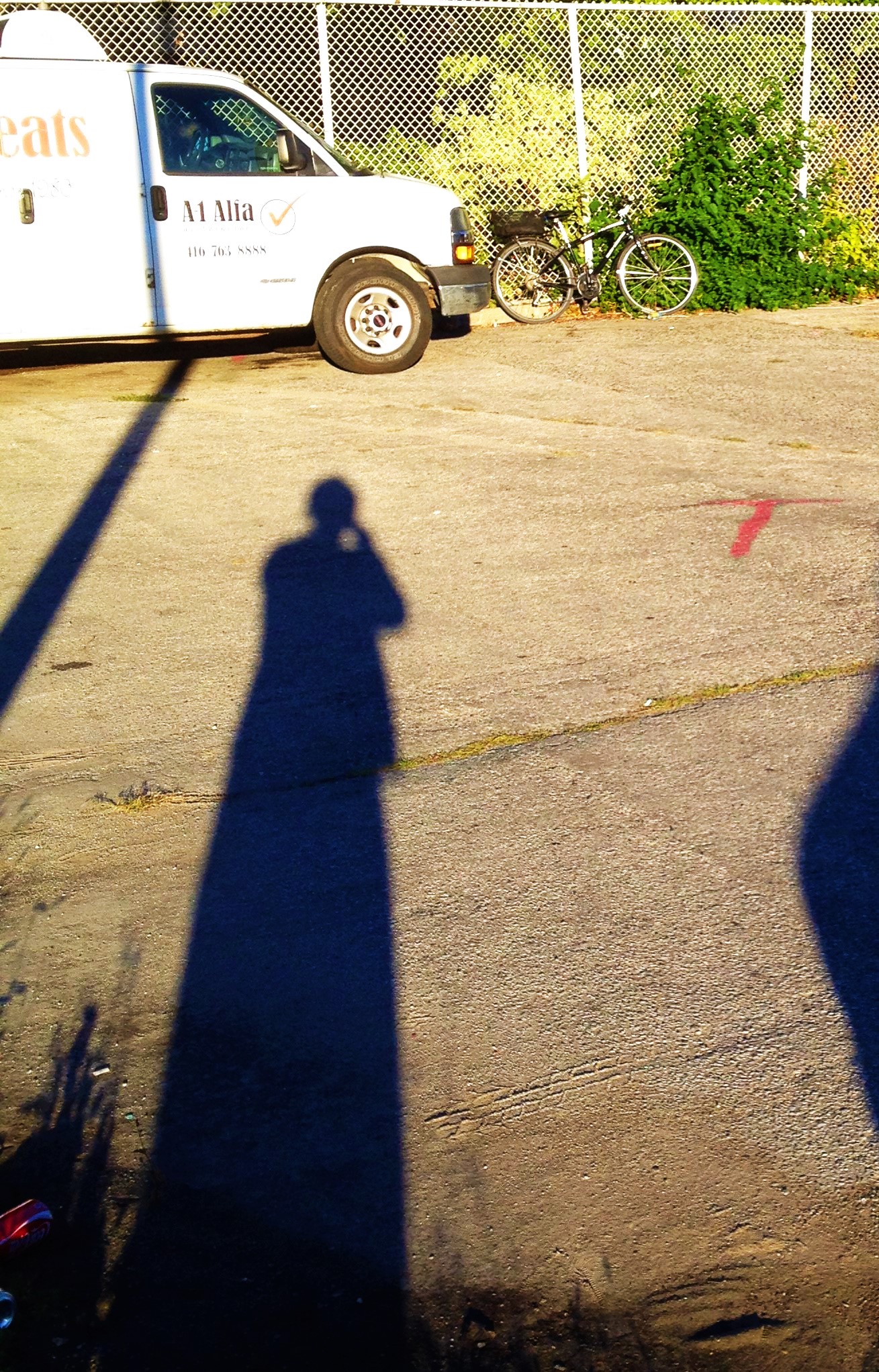 5) parking lot shadows